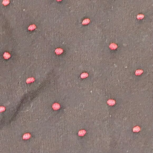 & Other Stories Women M Sweater Wool Cotton V-Back Polka Dots Red Black - Picture 4 of 7